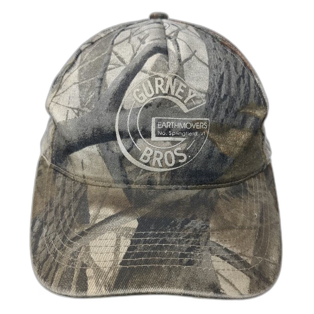 Daystone 5 Panel Brown Camo One Size Hat Gurney Bros Earthmovers Springfield VT